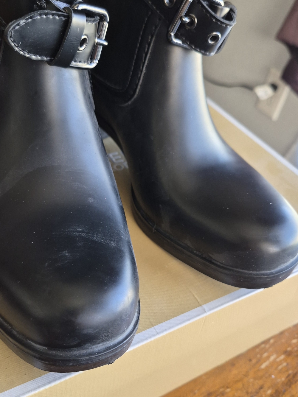 Coach Zena Black Mid-Calf Fleece-Lined Heeled Boots - Picture 11 of 11